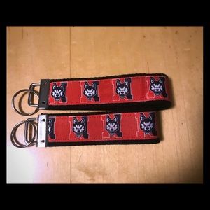 Northeastern University Key Fob Keychains